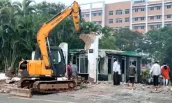 గీతం ఆక్రమణల కూల్చివేత! గీతం ఆక్రమణల కూల్చివేత!