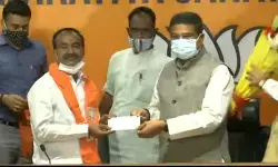 బిజెపిలో చేరిన ఈటెల బిజెపిలో చేరిన ఈటెల