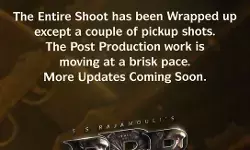 ఆర్ఆర్ఆర్ షూటింగ్ పూర్తి