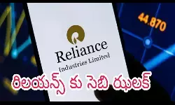 రిలయన్స్ కు సెబి ఝలక్ రిలయన్స్ కు సెబి ఝలక్