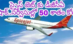 స్పైస్ జెట్ కు డీజీసీఏ షాక్..సర్వీసుల్లో 50 శాతం కోత స్పైస్ జెట్ కు డీజీసీఏ షాక్..సర్వీసుల్లో 50 శాతం కోత