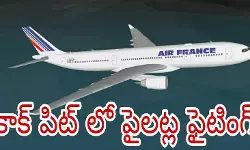 కాక్ పిట్ లో పైల‌ట్ల ఫైటింగ్