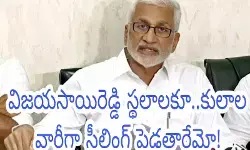 విజ‌య‌సాయిరెడ్డి స్థ‌లాల‌కూ..కులాల వారీగా సీలింగ్ పెడ‌తారేమో!
