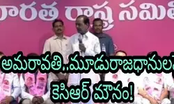 అమరావతి..మూడురాజధానులపై కెసిఆర్ మౌనం!