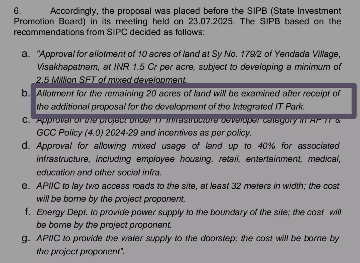 Discrepancy in Cabinet Decision and GO Sparks Allegations of Land Scam in AP