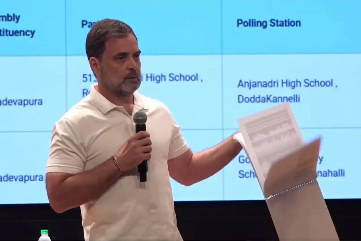 Rahul Gandhi Alleges Massive Voter Fraud; Says ECI Colluding with BJP Rahul Gandhi Alleges Massive Voter Fraud; Says ECI Colluding with BJP