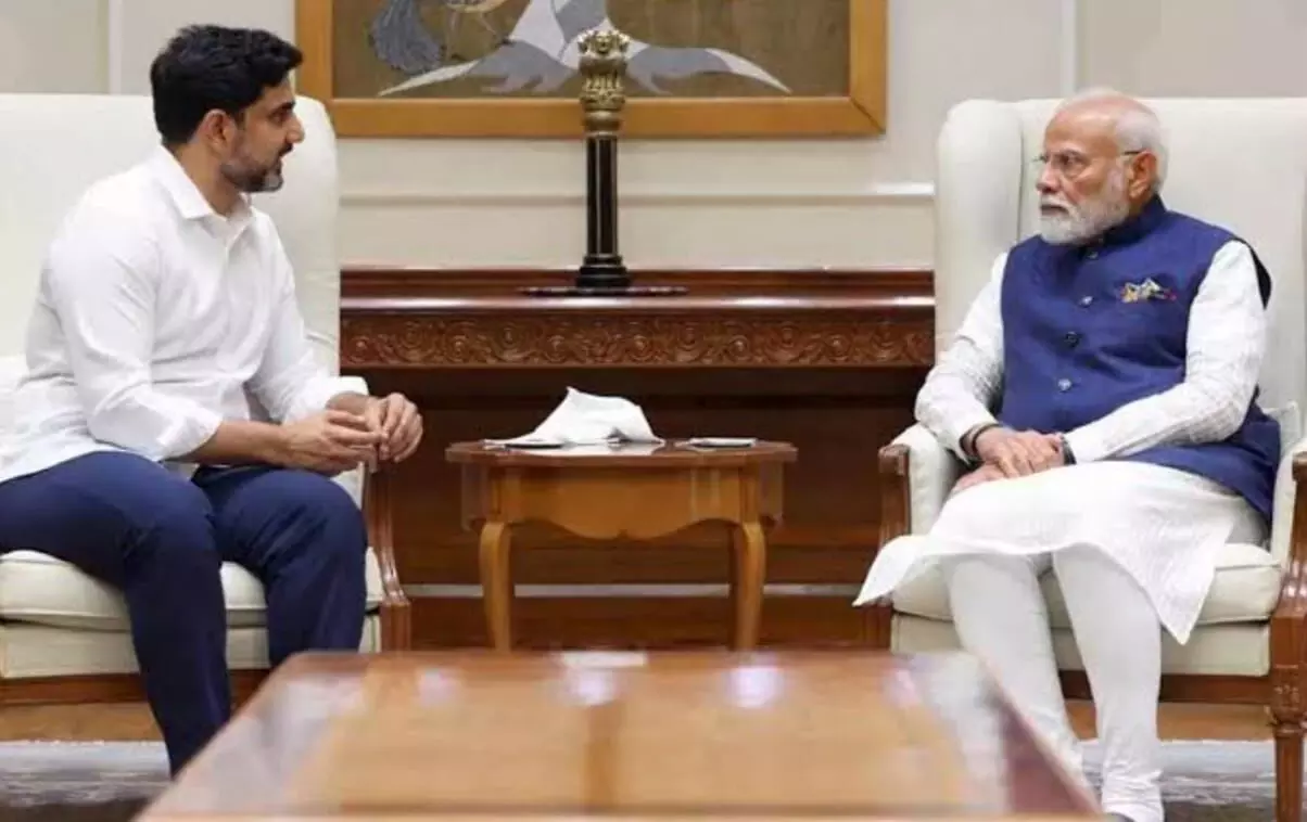 TDP Leaders See Nara Lokesh’s Modi Endorsement as ‘Total Surrender’