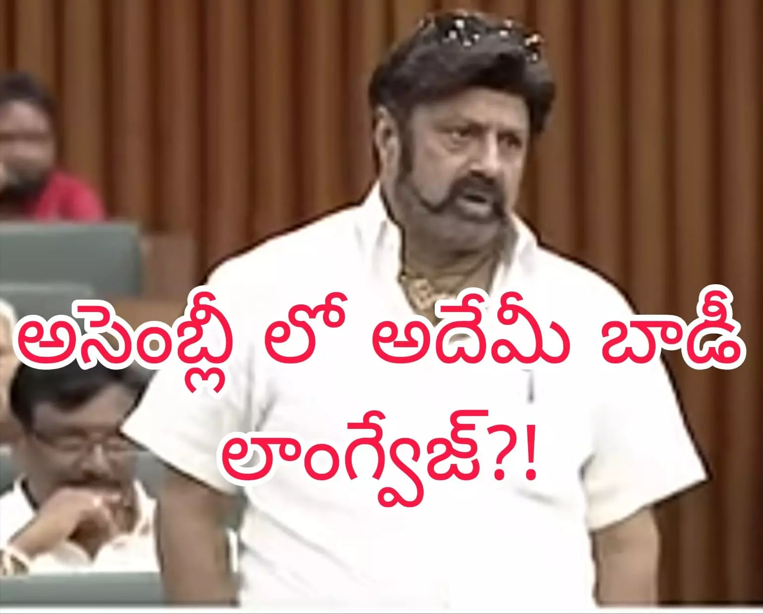 బాలకృష్ణ తీరుపై పెద్ద ఎత్తున విమర్శలు