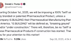 Trumps 100% Tariff on Pharma Products to Impact Indian Exports Trumps 100% Tariff on Pharma Products to Impact Indian Exports