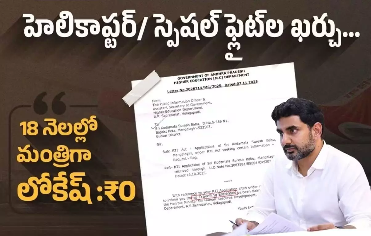 Lokesh Promotion Backfires; Netizens Question Missing Babu–Pawan Data!
