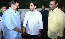 Lokesh Skips Cabinet Meet, Lands in Vizag Next Morning Lokesh Skips Cabinet Meet, Lands in Vizag Next Morning