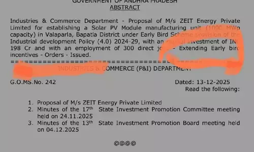 AP Govt’s ‘Early Bird’ Offers to Industrialists Raise Questions AP Govt’s ‘Early Bird’ Offers to Industrialists Raise Questions