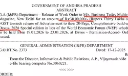 AP Govt Spends ₹30 Lakh on Davos Ads, More GOs Likely!