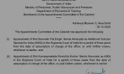 Kanakamedala Ravindra Kumar Named Supreme Court ASG