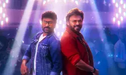 Chiranjeevi–Venkatesh Mass Song Wins Buzz Chiranjeevi–Venkatesh Mass Song Wins Buzz