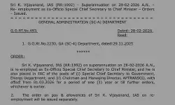 No Gap, Big Post: Vijayanand Back in Power No Gap, Big Post: Vijayanand Back in Power