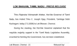 Tamil Nadu Political Drama: Governor Refuses Green Signal for Vijay Swearing-In