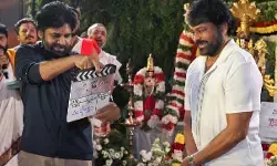 Pawan Kalyan Gives Clap for Chiranjeevi’s New Movie Launch