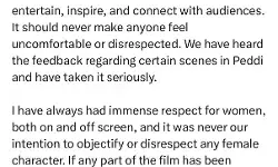 Peddi Director Says Sorry! Janhvi Kapoor Role Triggers Huge Controversy Peddi Director Says Sorry! Janhvi Kapoor Role Triggers Huge Controversy