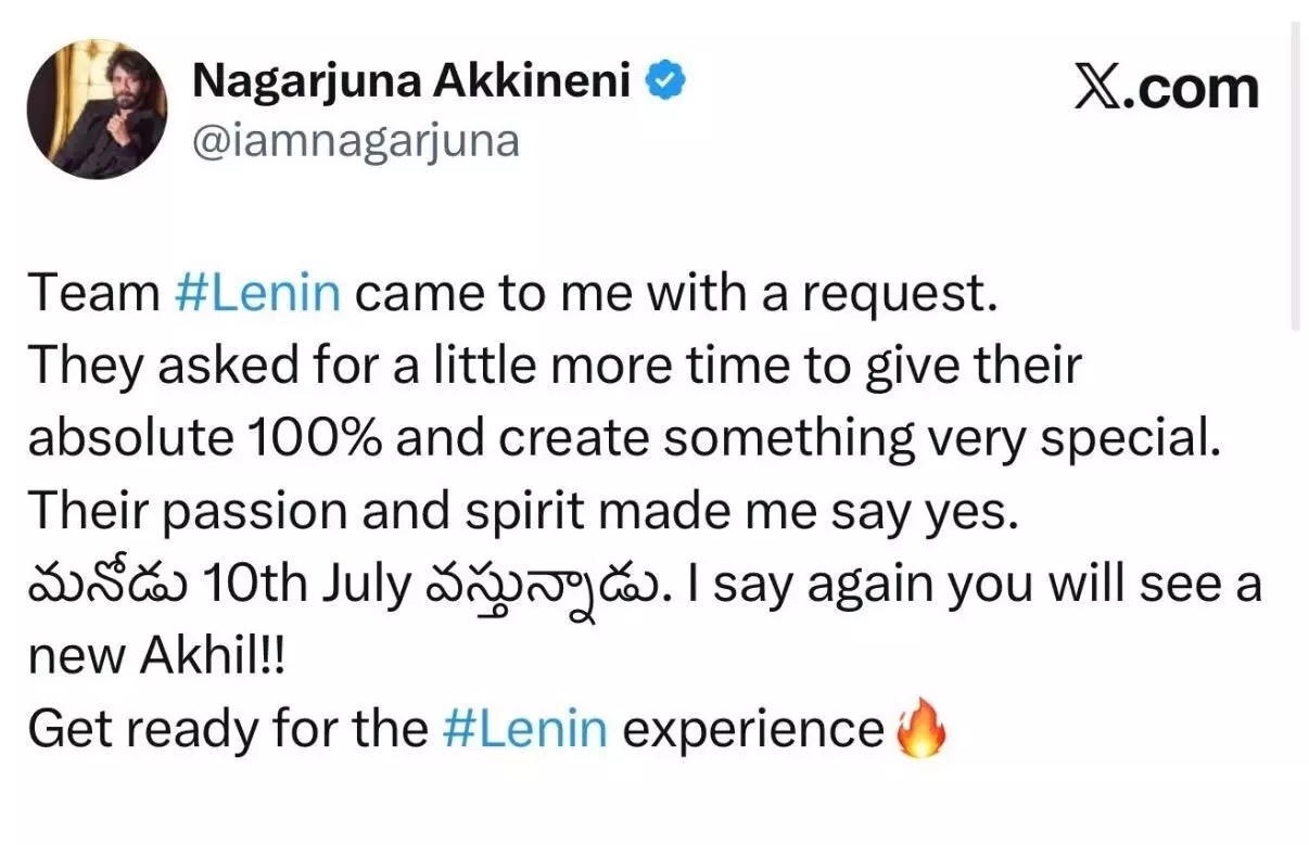 Akhil Akkineni’s Lenin Postponed Again, New Release Date Announced Akhil Akkineni’s Lenin Postponed Again, New Release Date Announced