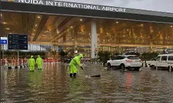 ‘Airport or Seaport?’ Noida Airport Waterlogging Sparks Political Attacks! ‘Airport or Seaport?’ Noida Airport Waterlogging Sparks Political Attacks!