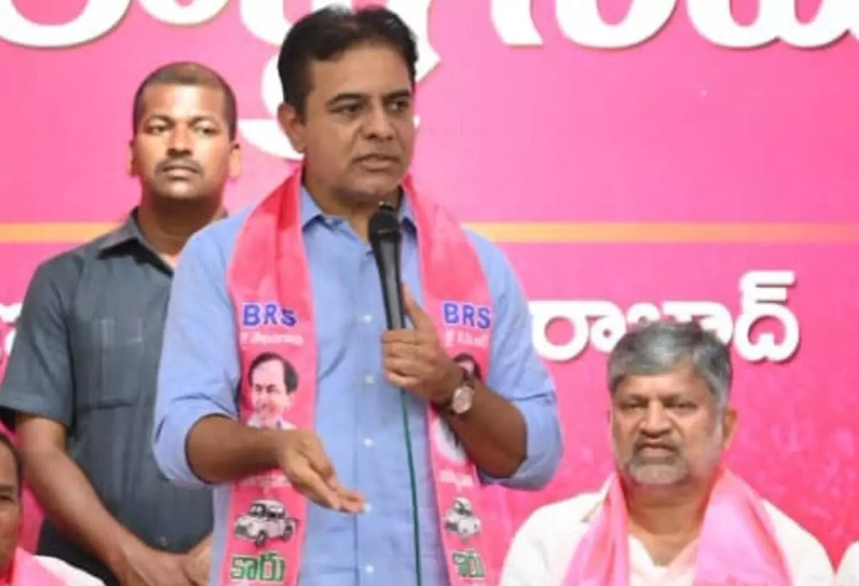 KTR Hits Back at Revanth Reddy Over Hyderabad Star Hotels KTR Hits Back at Revanth Reddy Over Hyderabad Star Hotels